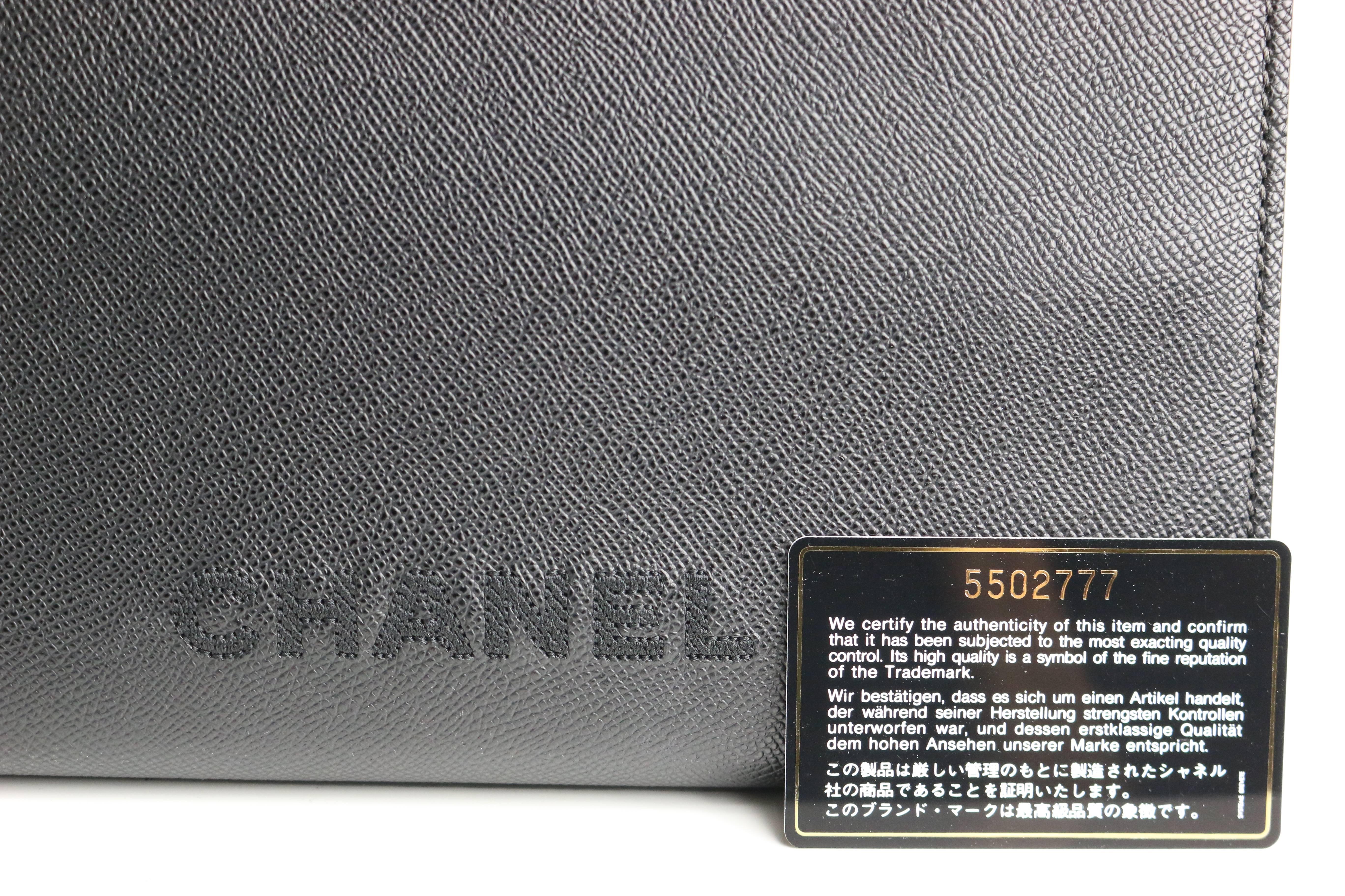 Chanel Black Caviar Tote Bag 3
