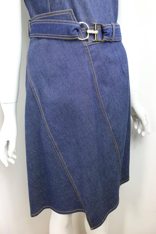 dior denim dress