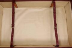Hermes Red Box Calfskin Leather Trunk
