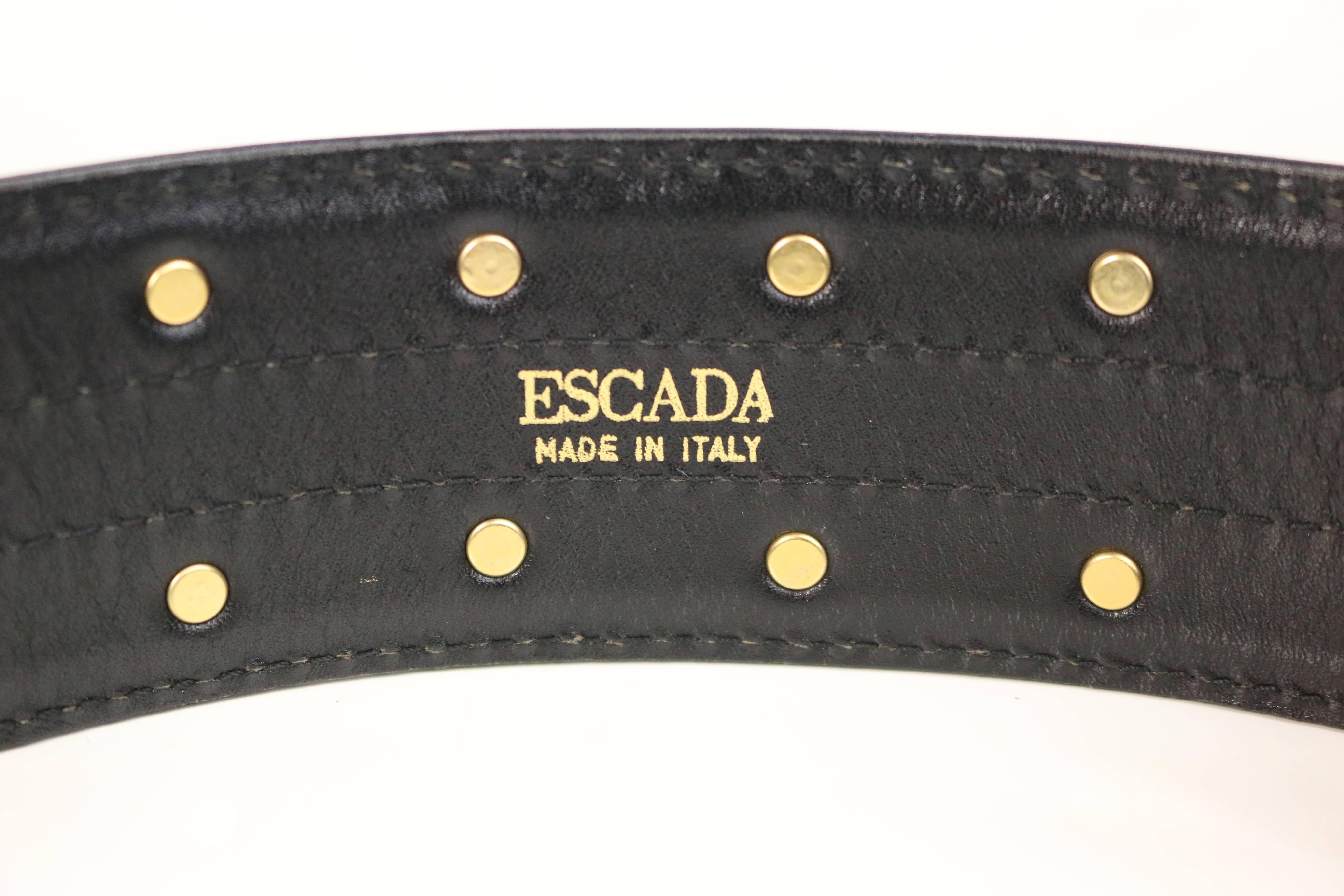 vintage escada belt