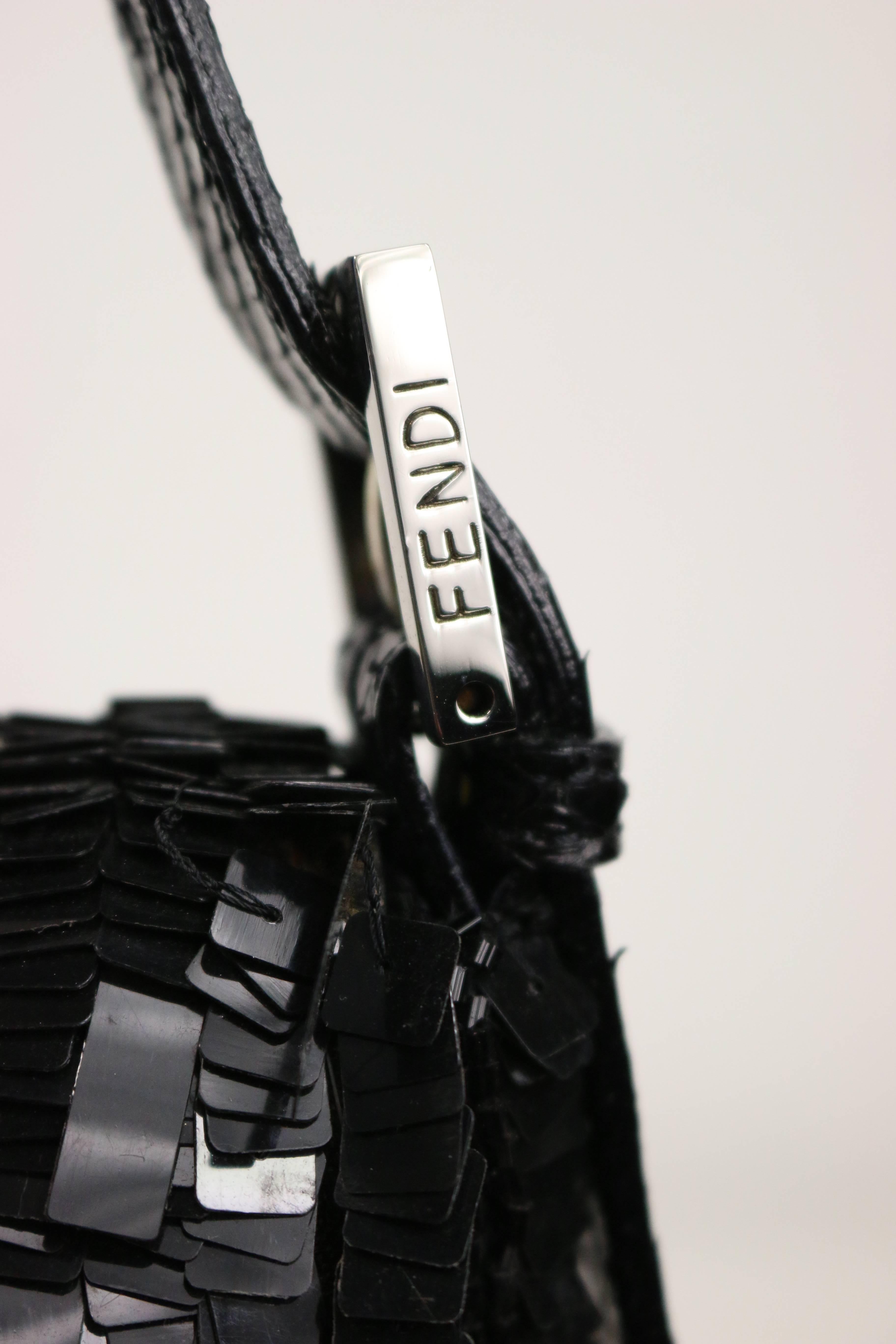 fendi sequin baguette vintage