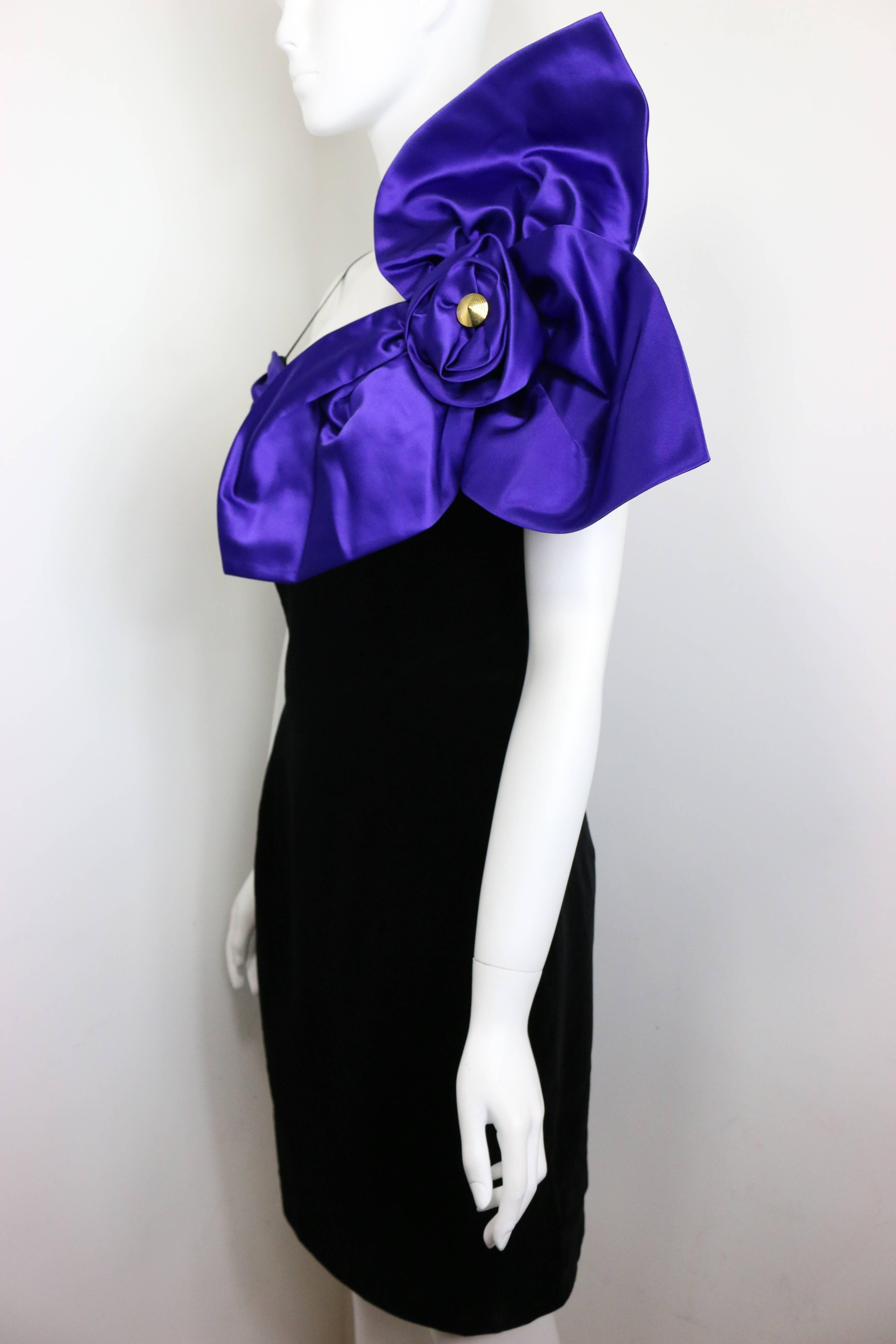 80s black dress