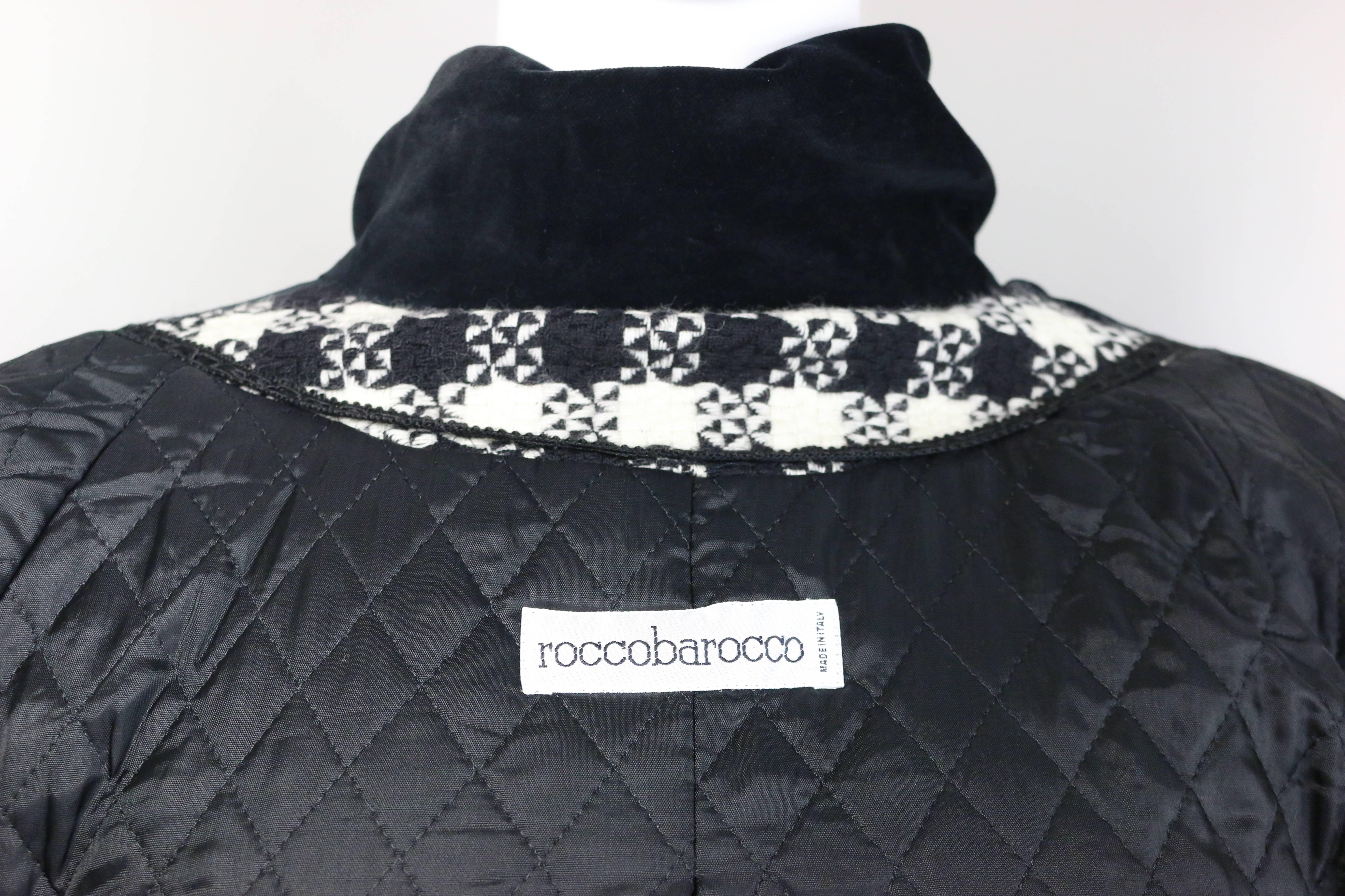 Manteau Balmacaan couleur roccobarocco avec motifs à carreaux (années 1980)  en vente 4