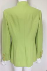 Chanel Green Wool Gripoix Jacket