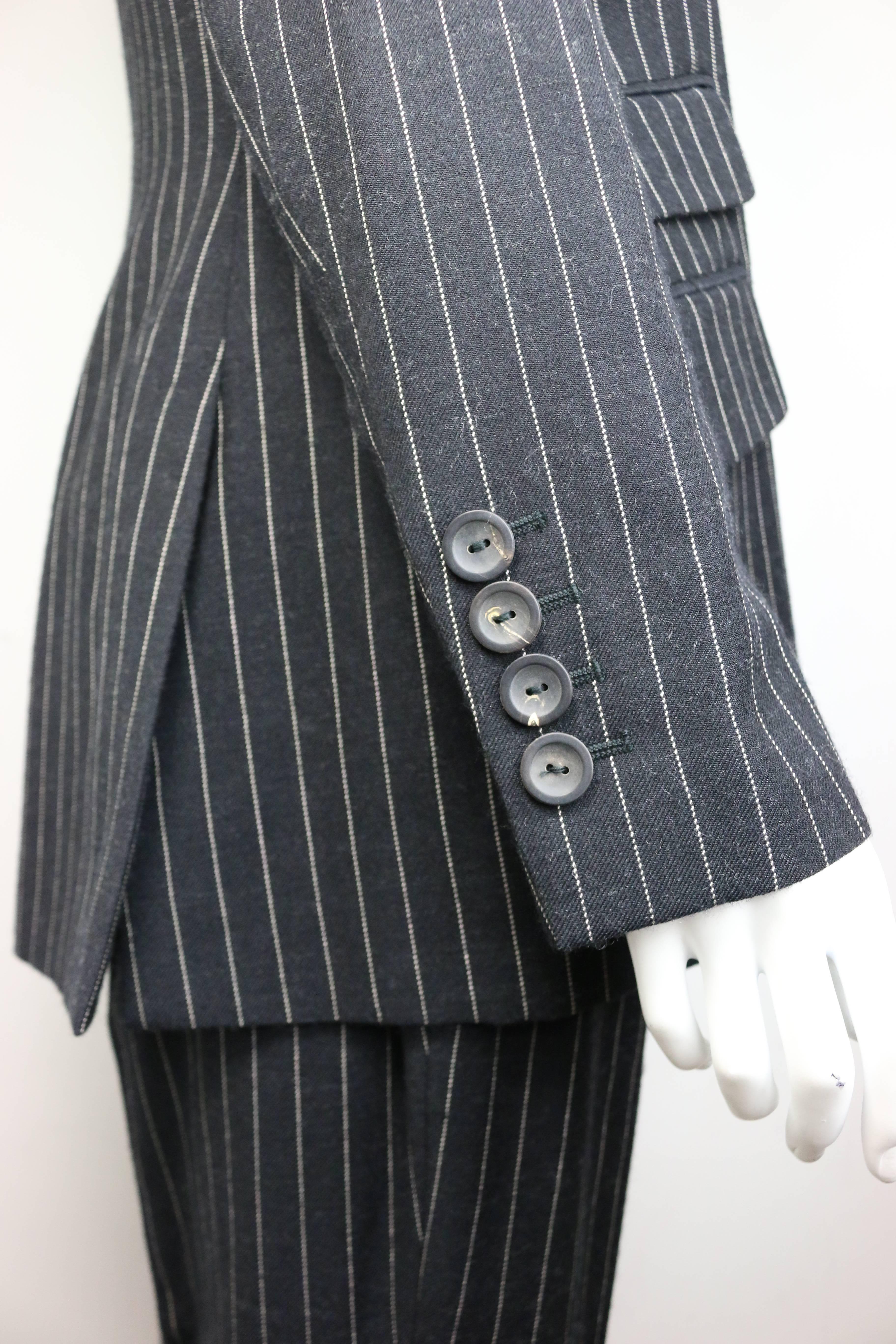 gucci stripe suit