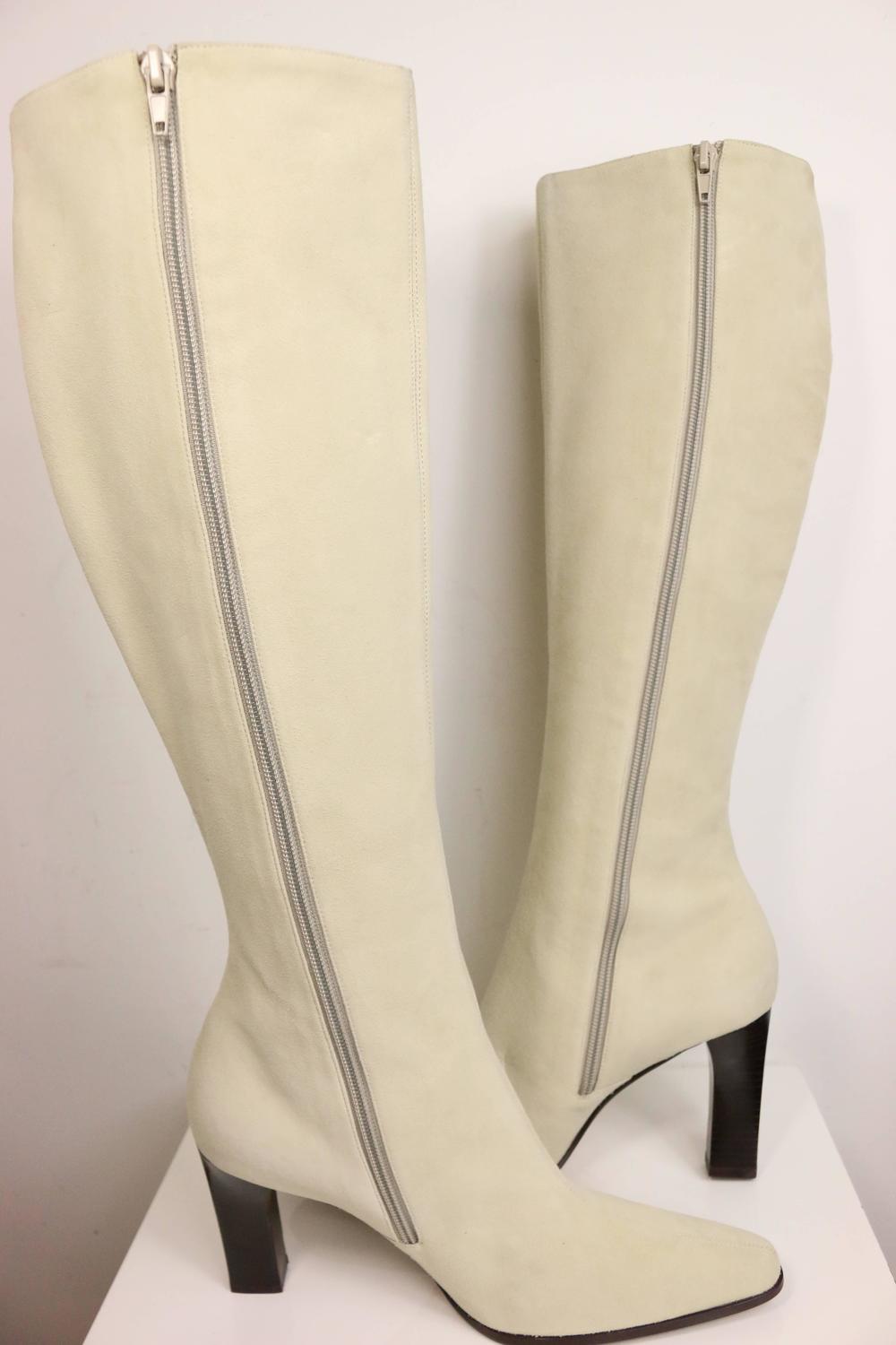 off white shearling bag