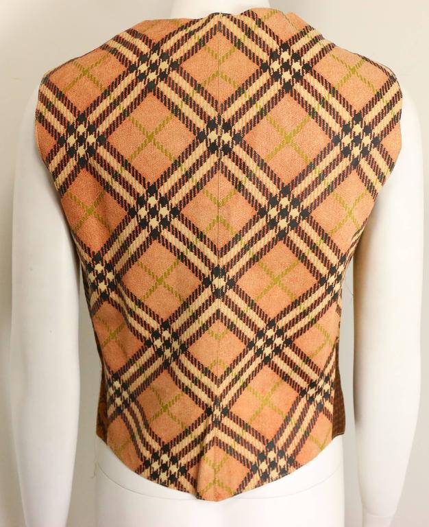 Roberto Cavalli Leather Multi Patterns Patchwork Vest at 1stDibs