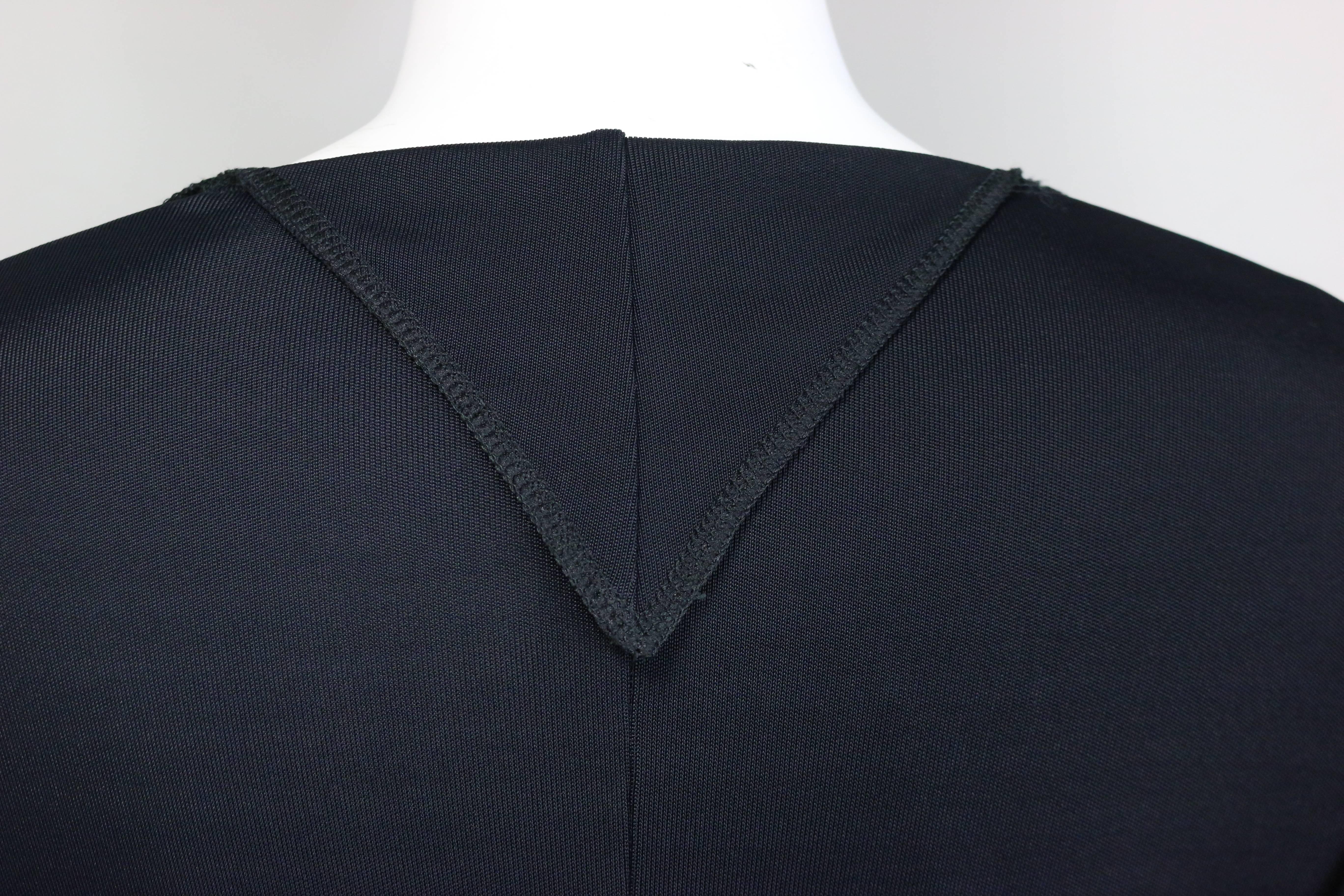 Moschino Couture - Cardigan mi-long noir en vente 1