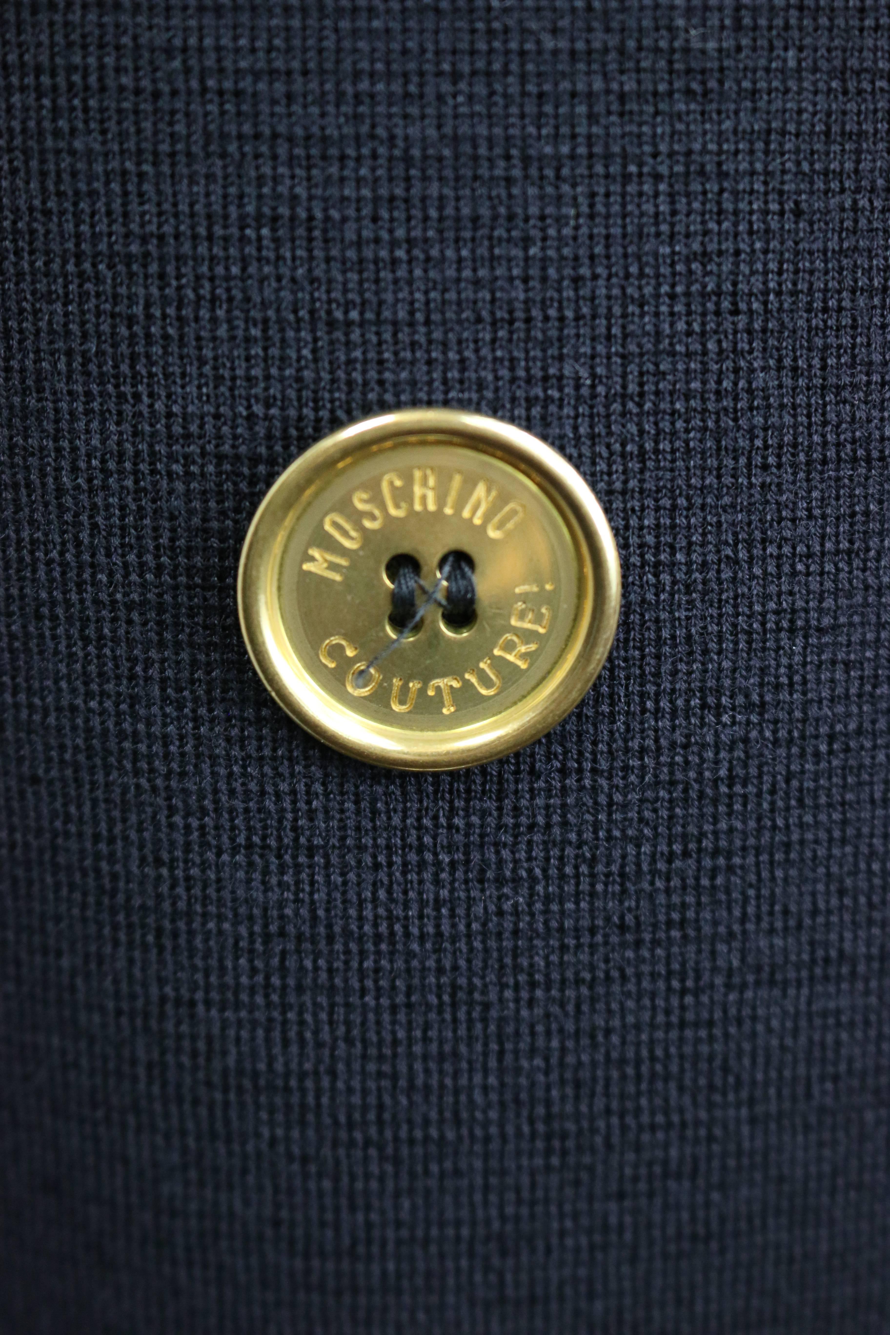 gold button coat