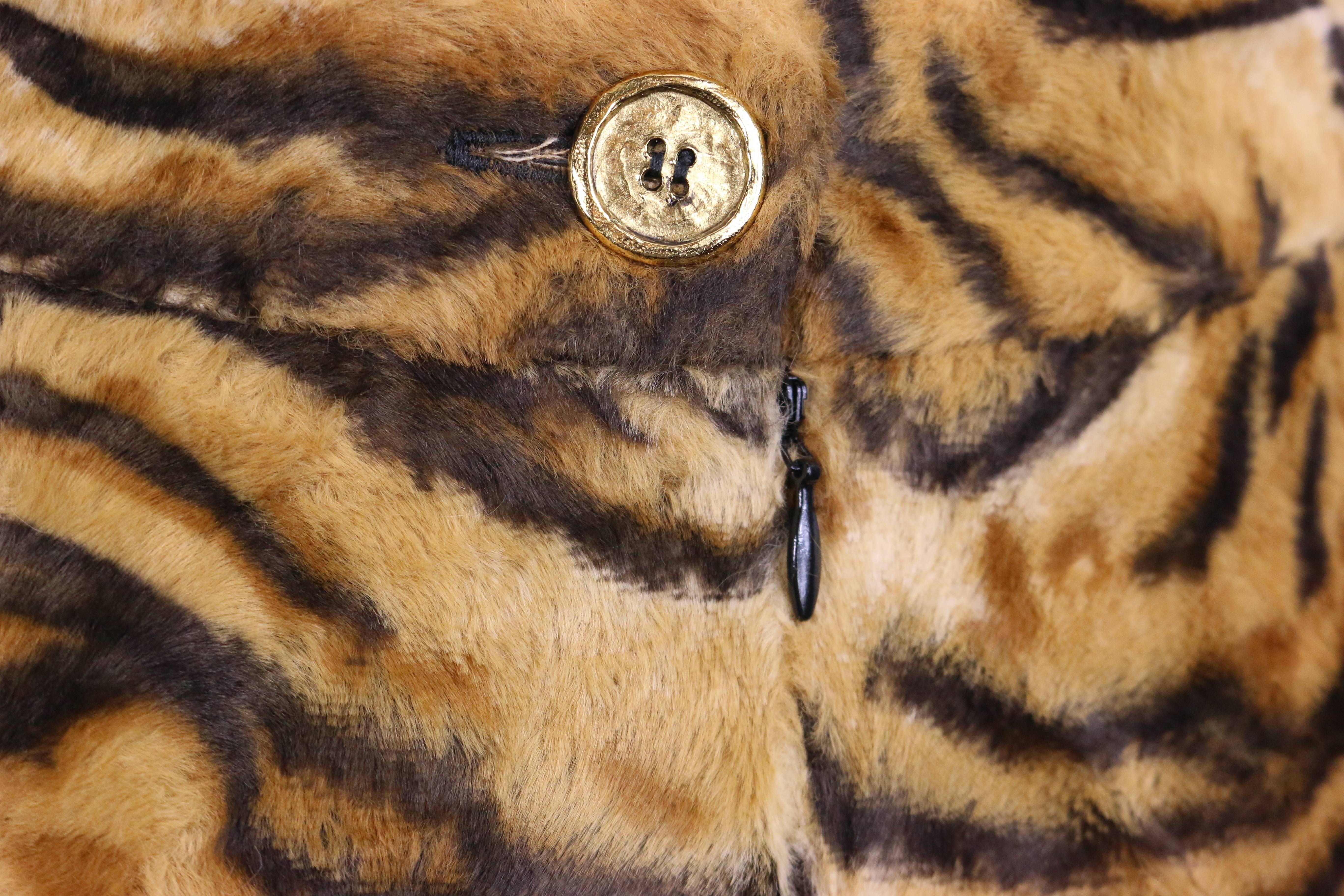 fake fur skirt