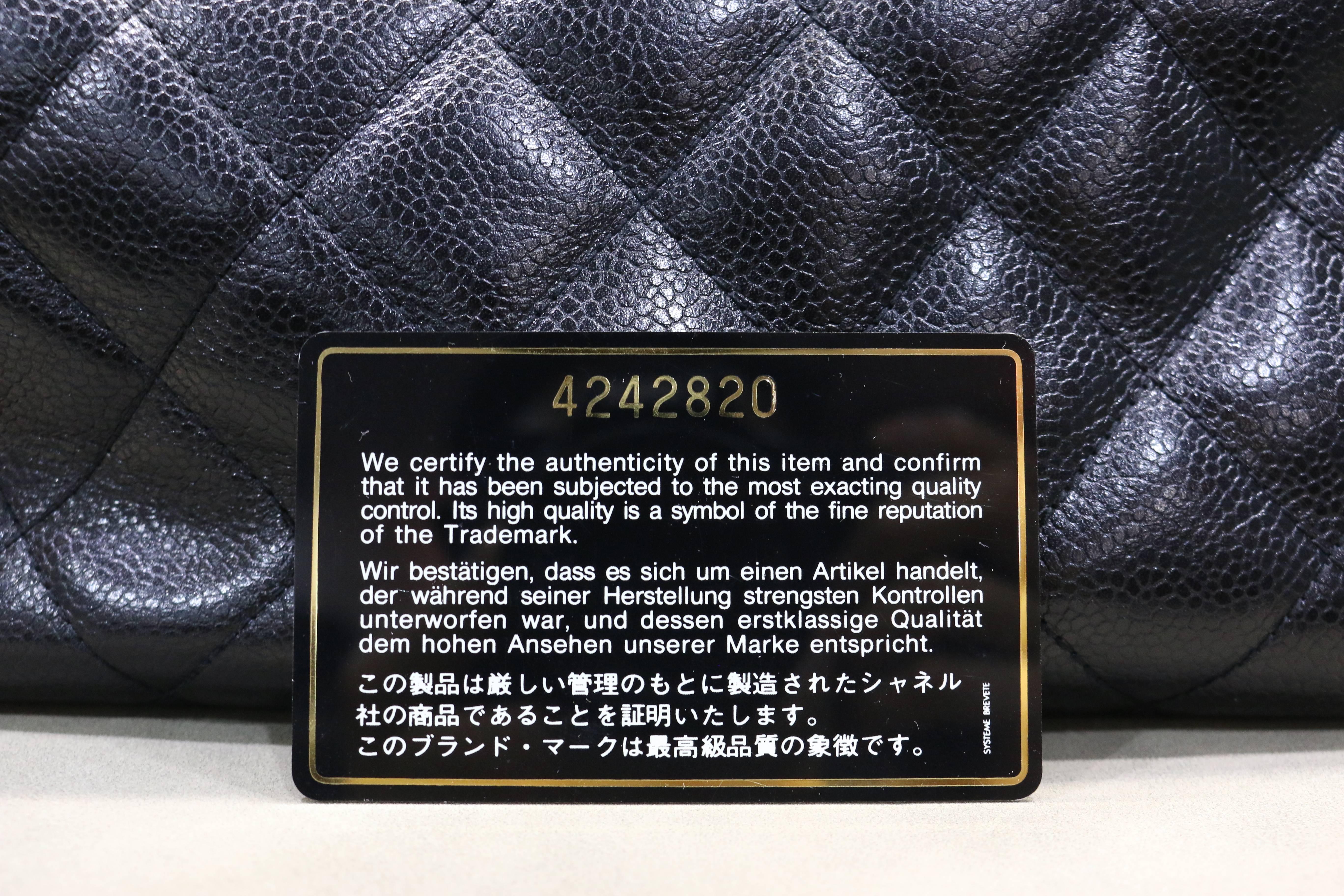 Women's Chanel Black Quilted Leather Handbag