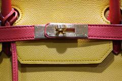 Hermes Yellow and Red Clemente Leather 40cm Birkin