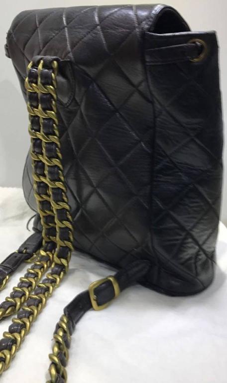 gold chain backpack