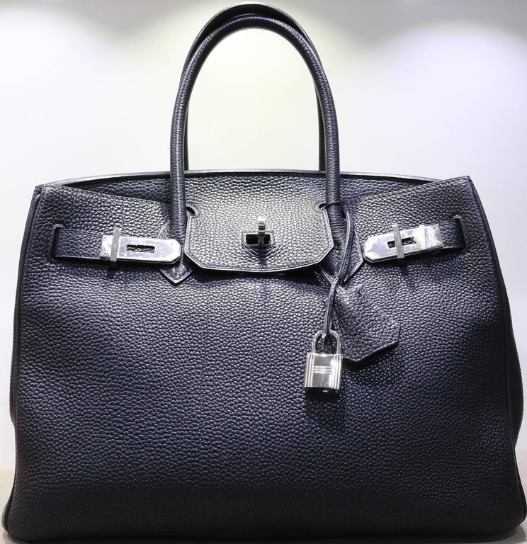 Hermes Black Birkin 30cm in Togo Leather with Silver Hardware at 1stDibs hermes birkin black silver hardware black birkin silver hardware hermes birkin silver hardware