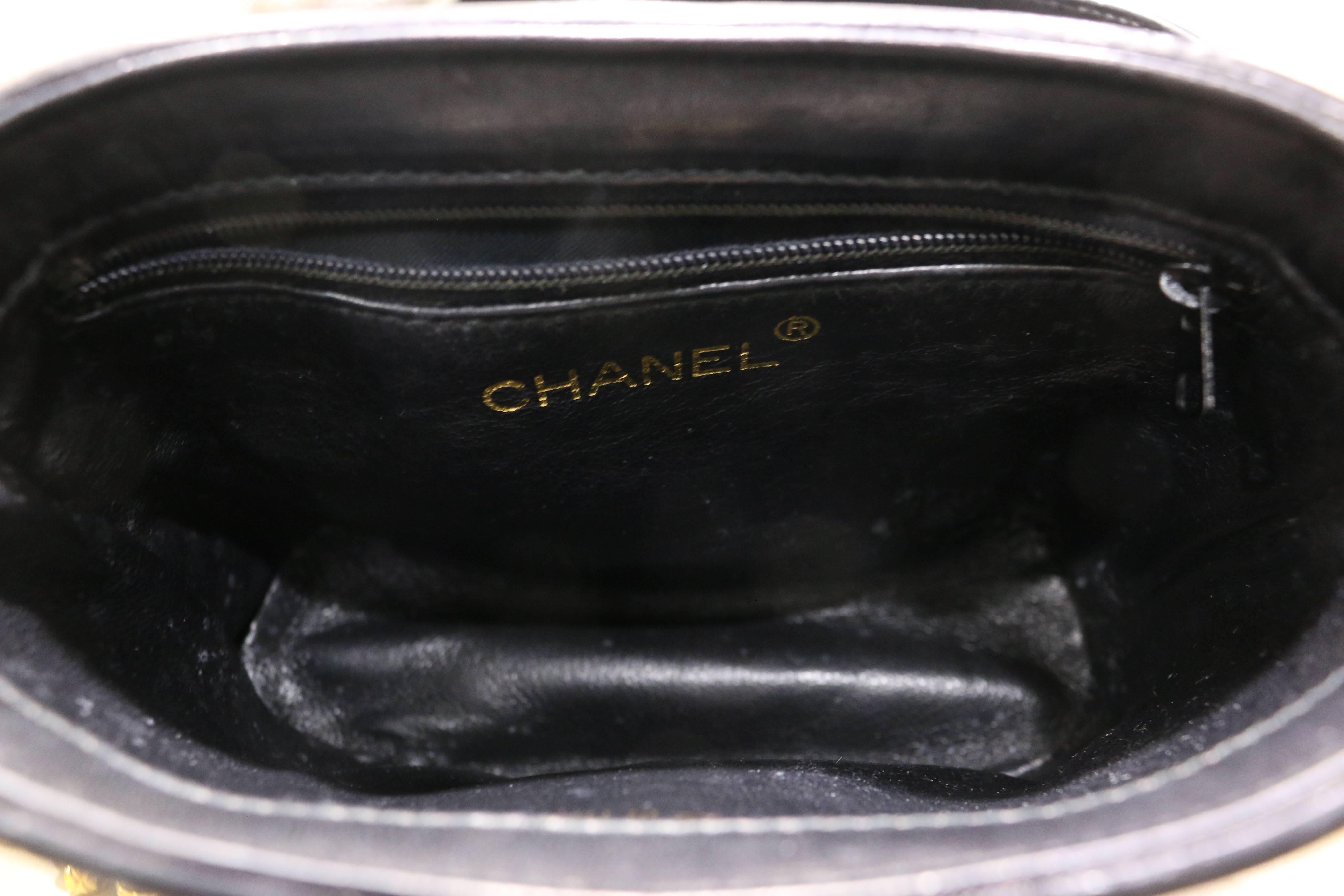 Chanel Black Quilted Lambskin 