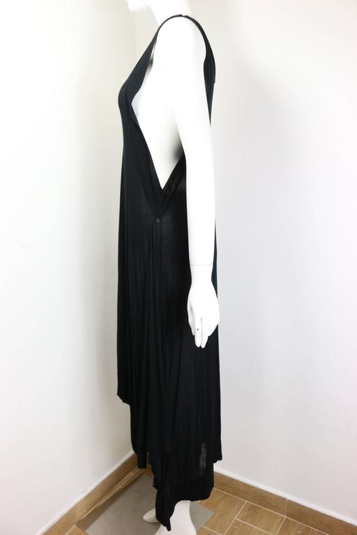 Ann Demeulemeester Black Asymmetrical Long Dress at 1stDibs | asymmetrical ann  demeulemeester, ann demeulemeester black dress, leopard ann demeulemeester