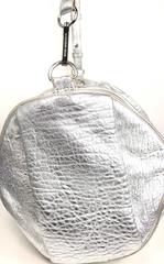 Alexander Wang Silver Metallic Rocco Stud-Bottom Satchel Bag