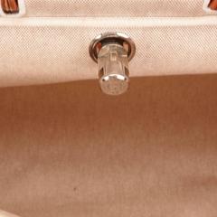 Hermes Herbag 38cm Cognac and Toile 2 in 1