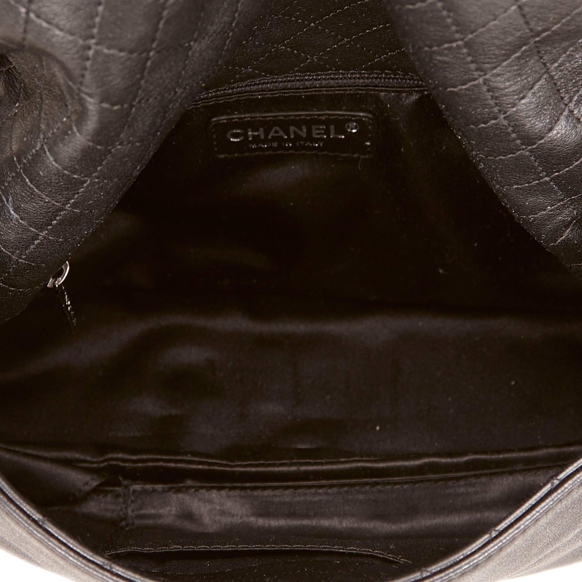 Women's Chanel Black Lambskin Chain Shoulder Bag