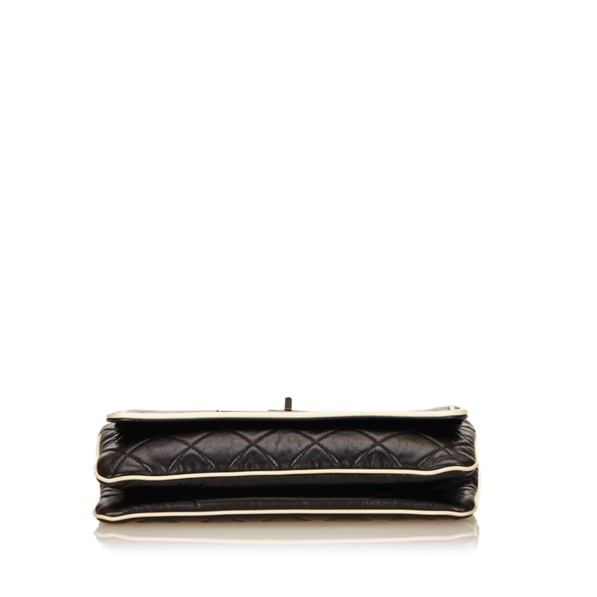 chanel east west flap bag