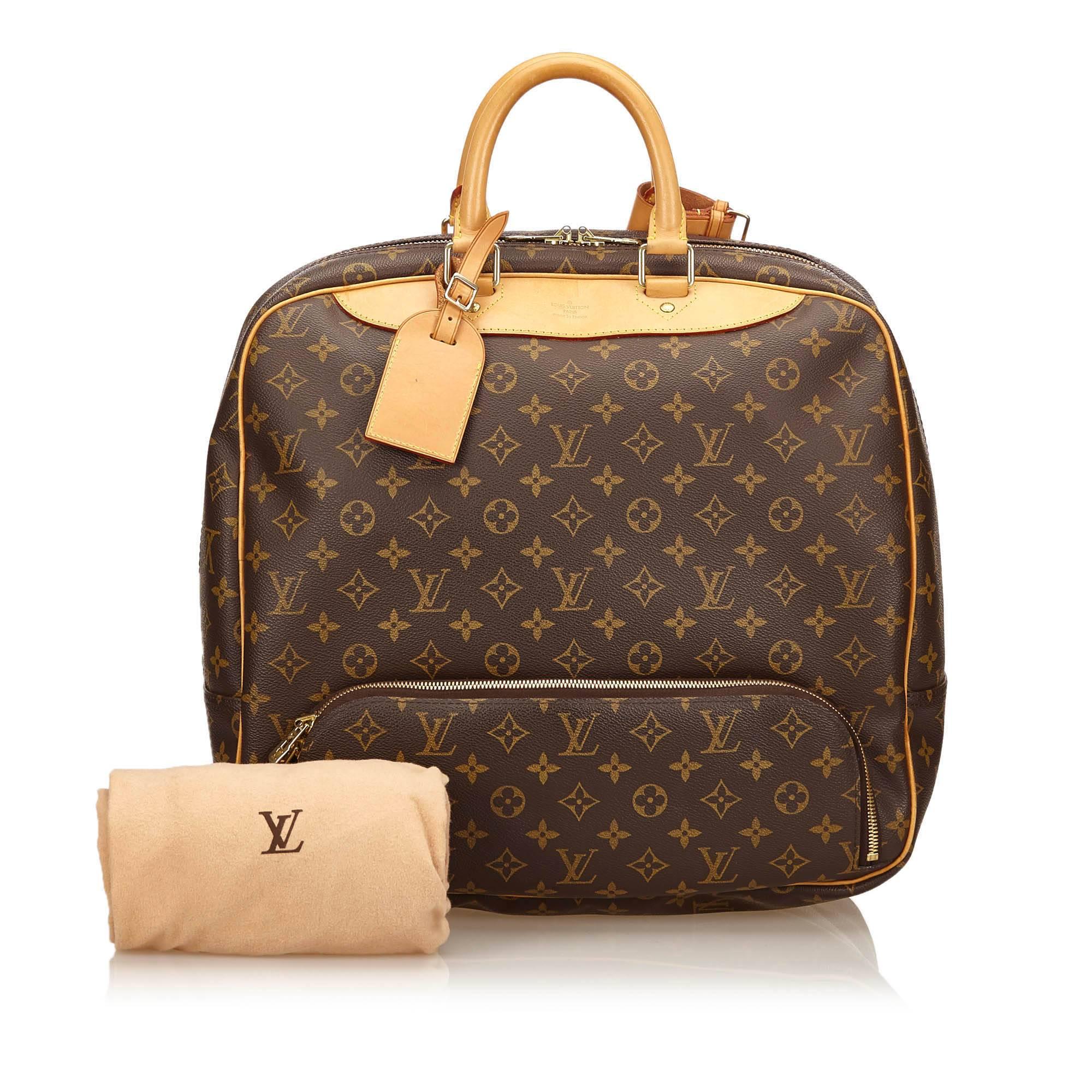 Louis Vuitton Monogram Evasion Boston Luggage 3