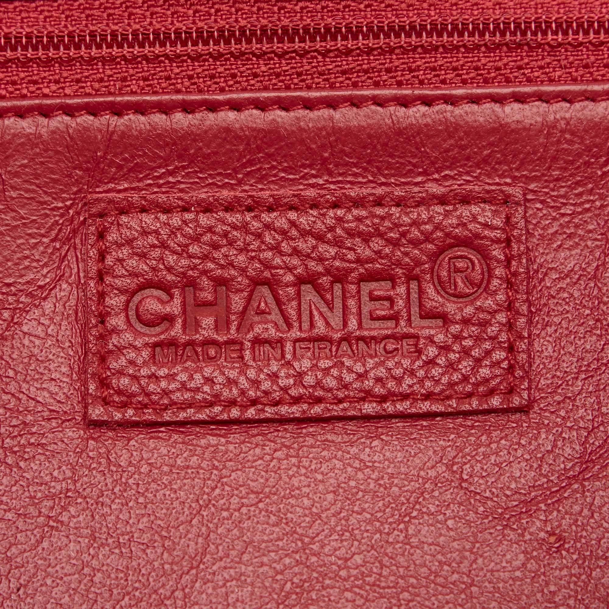 Women's Chanel Pink Matelasse Leather Logo Bowling Handbag 