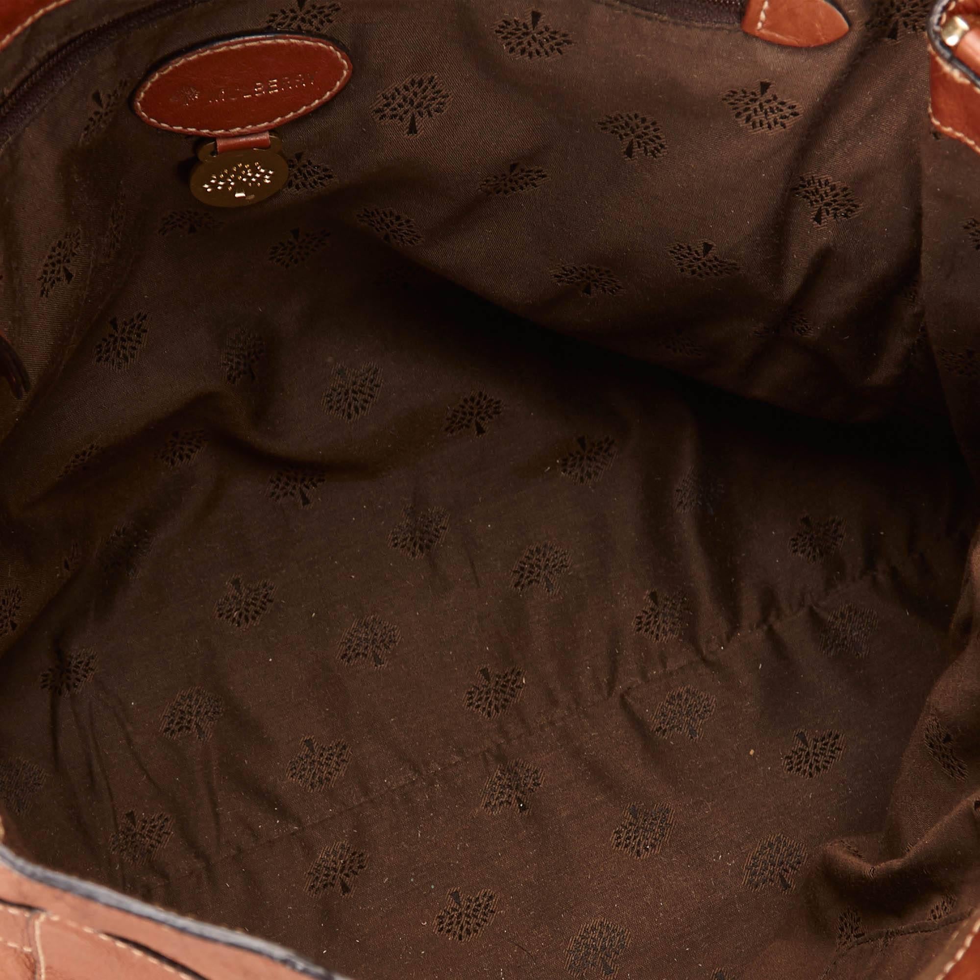 Mulberry Brown Leather Alexa Shoulder Bag 3