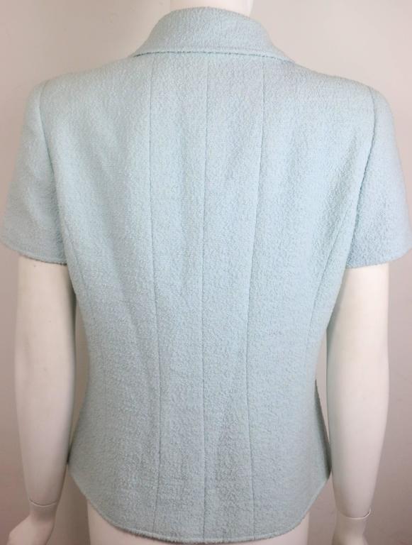 chanel short sleeve jacket