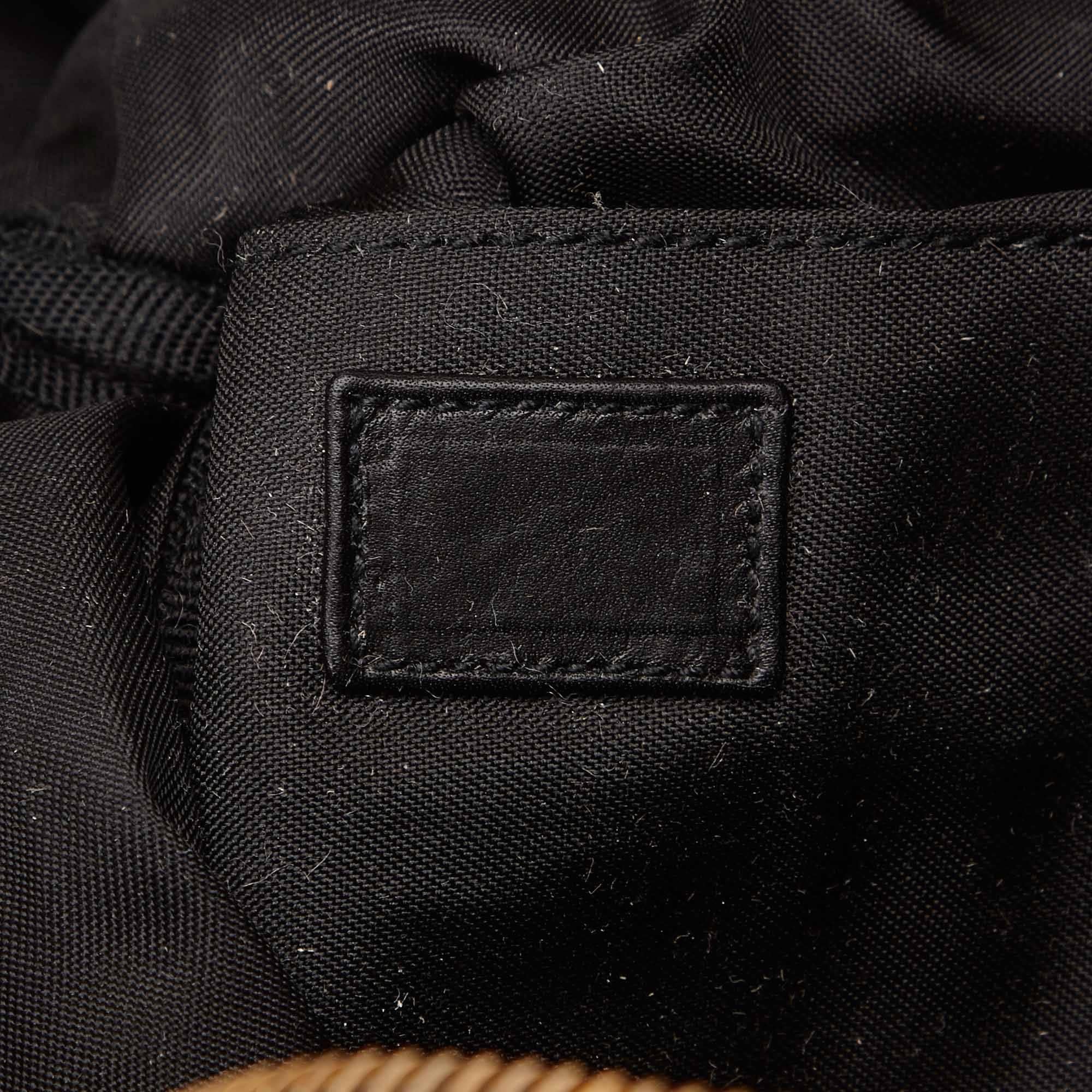Chanel Black Leather Matelasse Duffel Bag Shoulder Bag 3