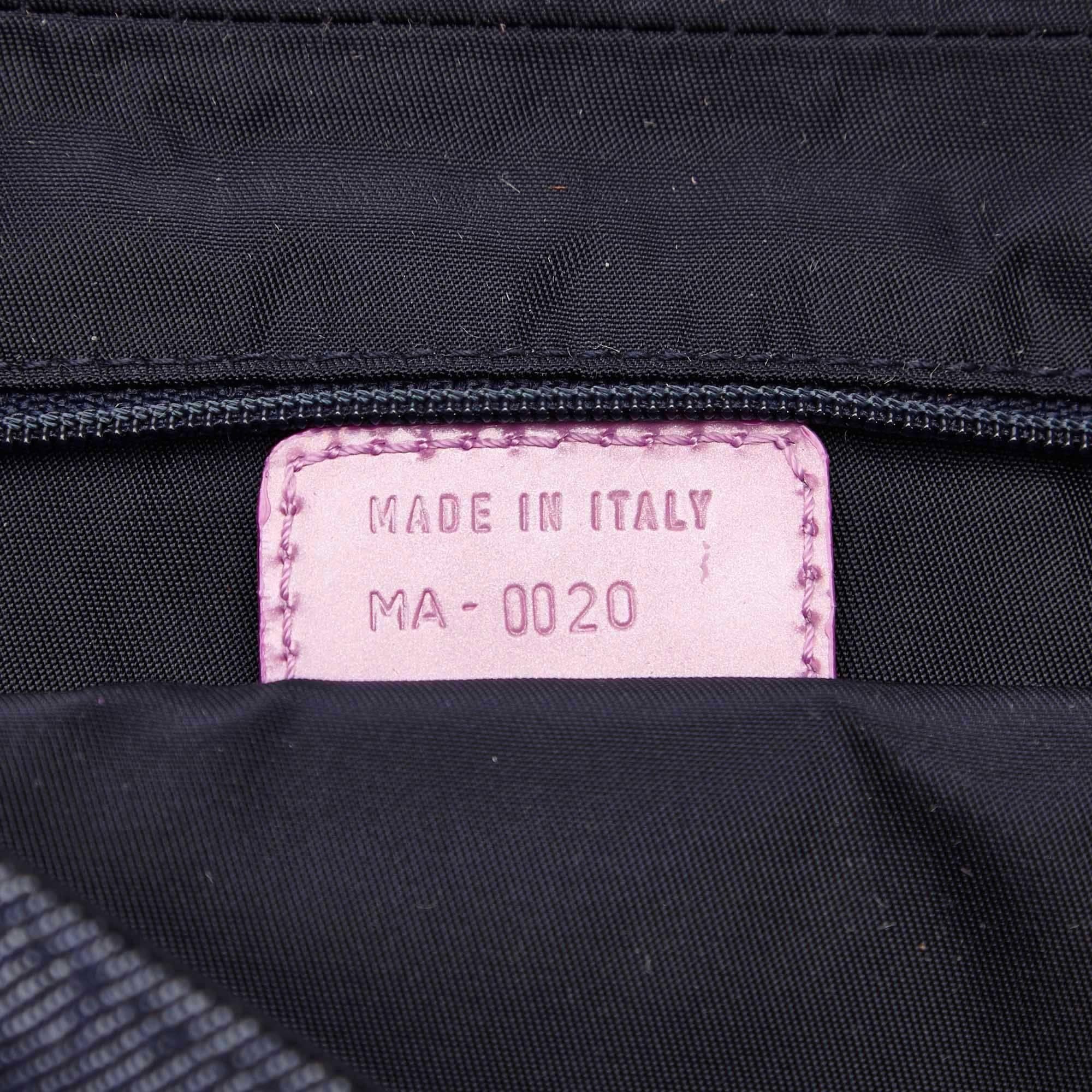 Women's Christian Dior Denim Colour Beaded Malice Handbag