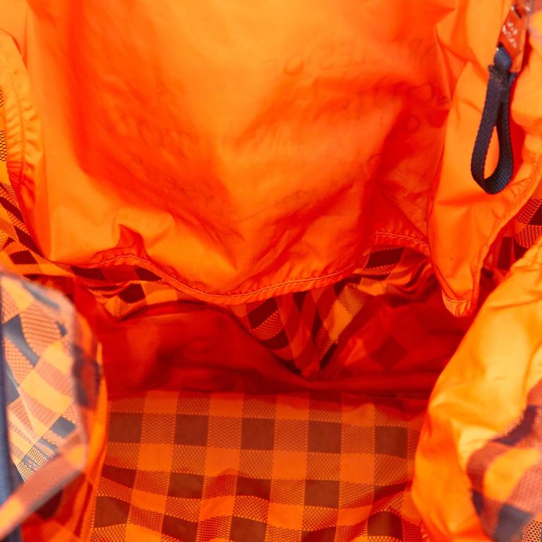 Louis Vuitton Backpack Orange Zipper Bag Bags For Men