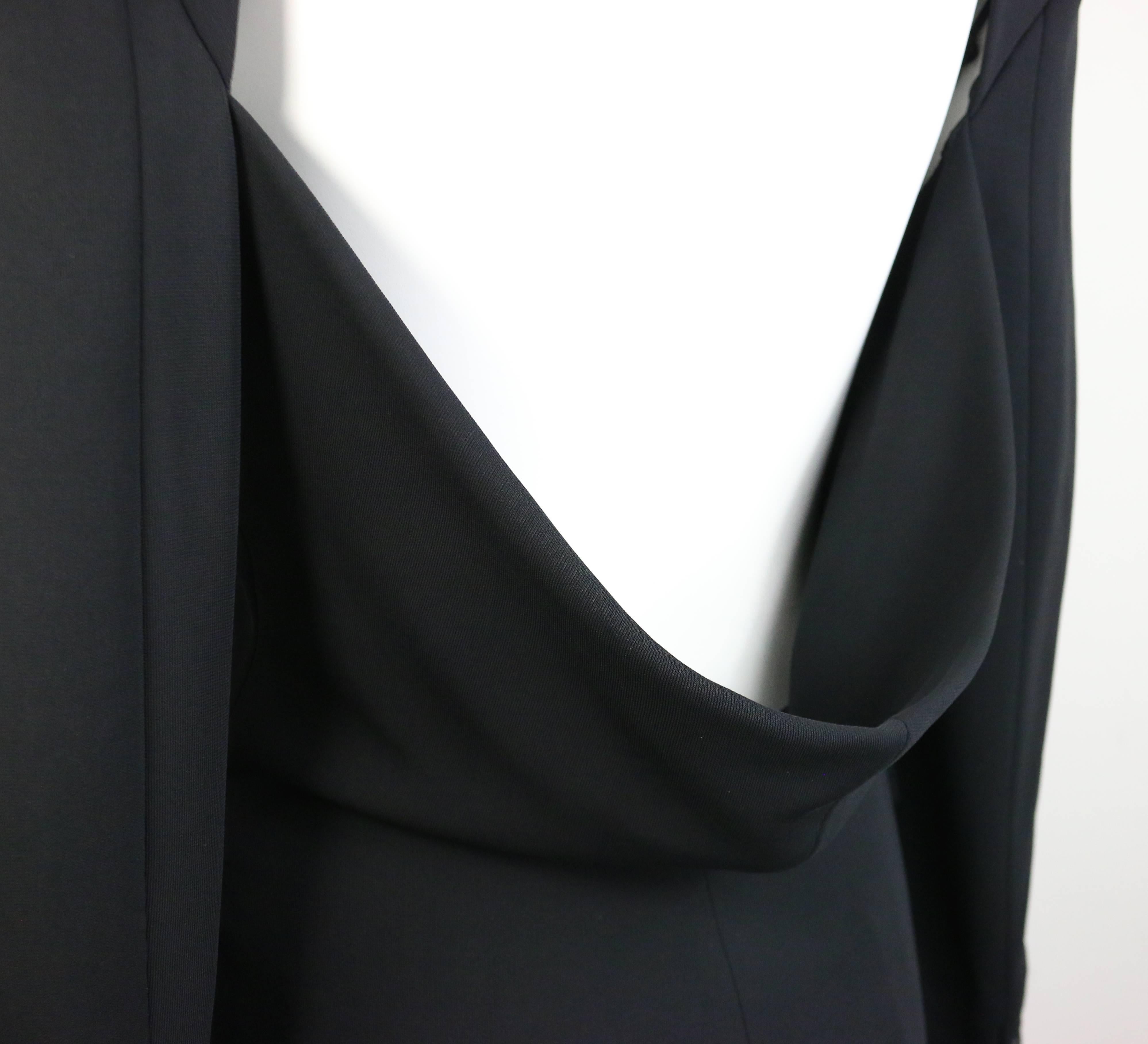 Plein Sud Black Open Back Jacket with Tube Top In Excellent Condition In Sheung Wan, HK