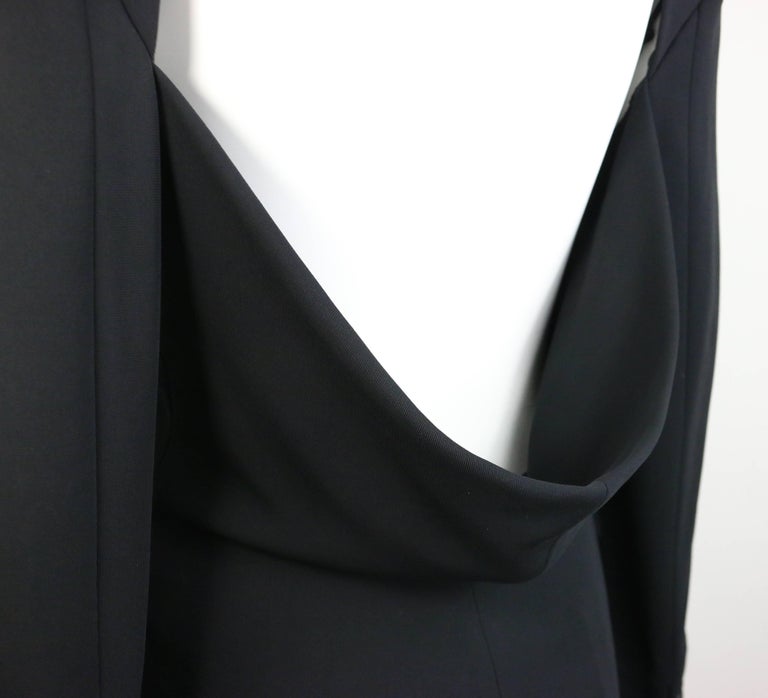 Plein Sud Black Open Back Jacket with Tube Top at 1stDibs
