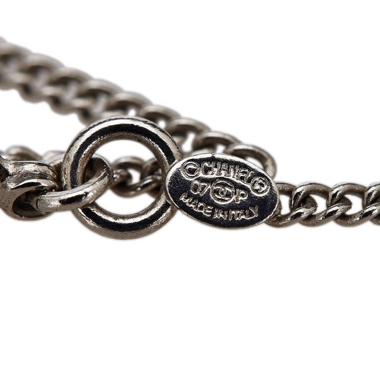 Chanel Silver Chain Necklace Rhinestone 10V – AMORE Vintage Tokyo