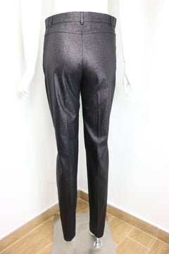 Gucci by Tom Ford Black Metallic Pants