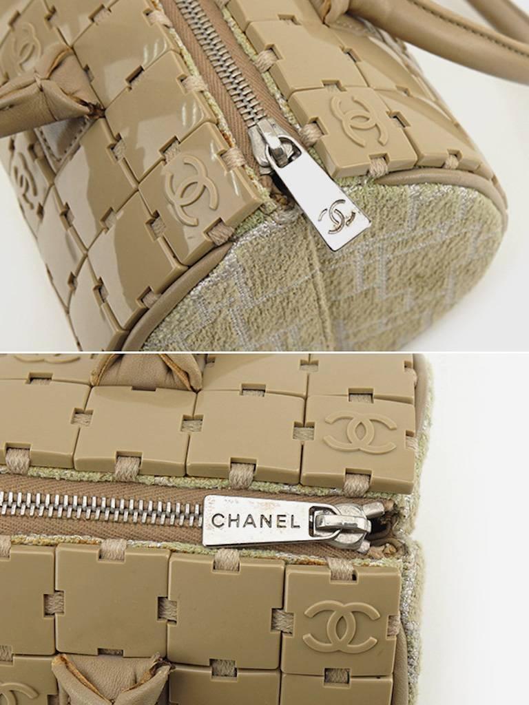 Brown Chanel Taupe Duffle Handbag