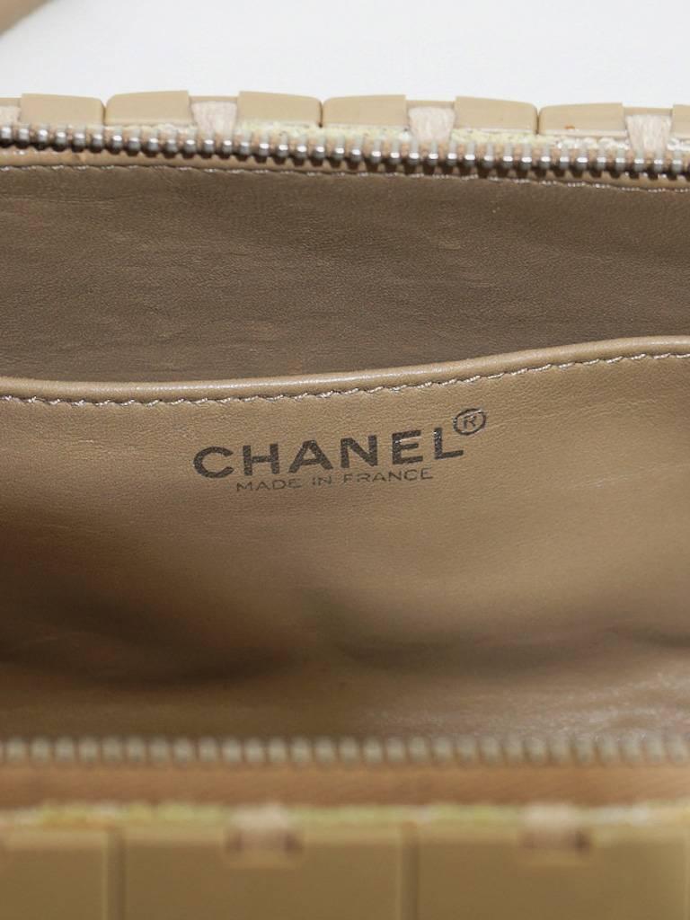 Chanel Taupe Duffle Handbag 3