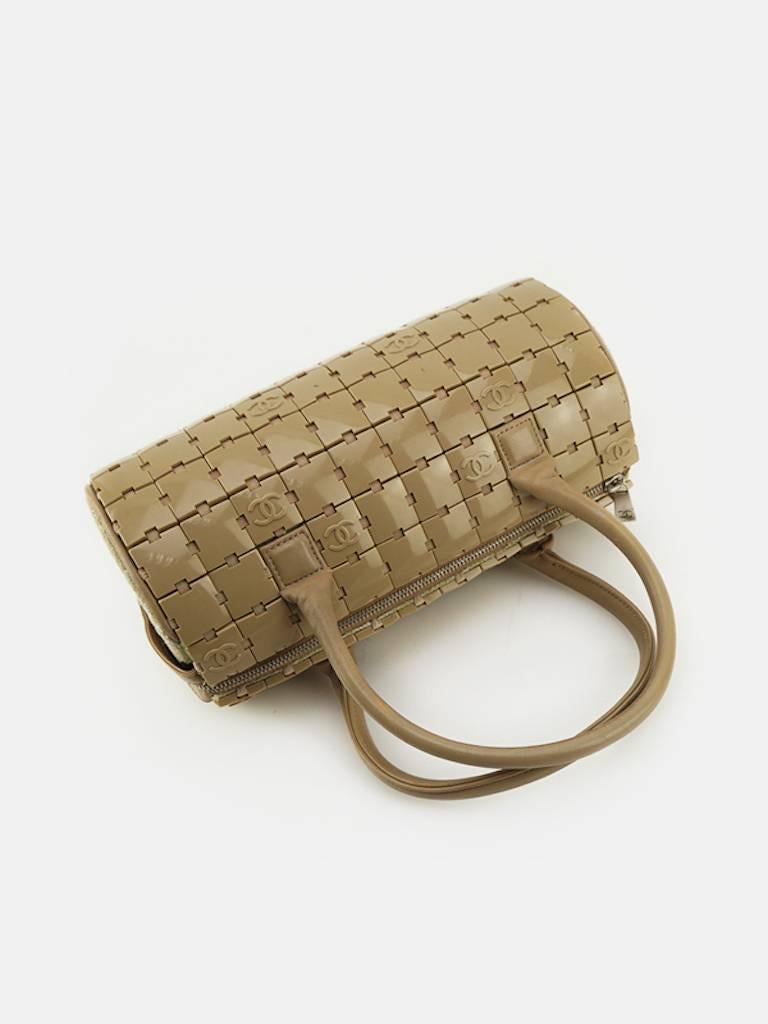 Chanel Taupe Duffle Handbag 1