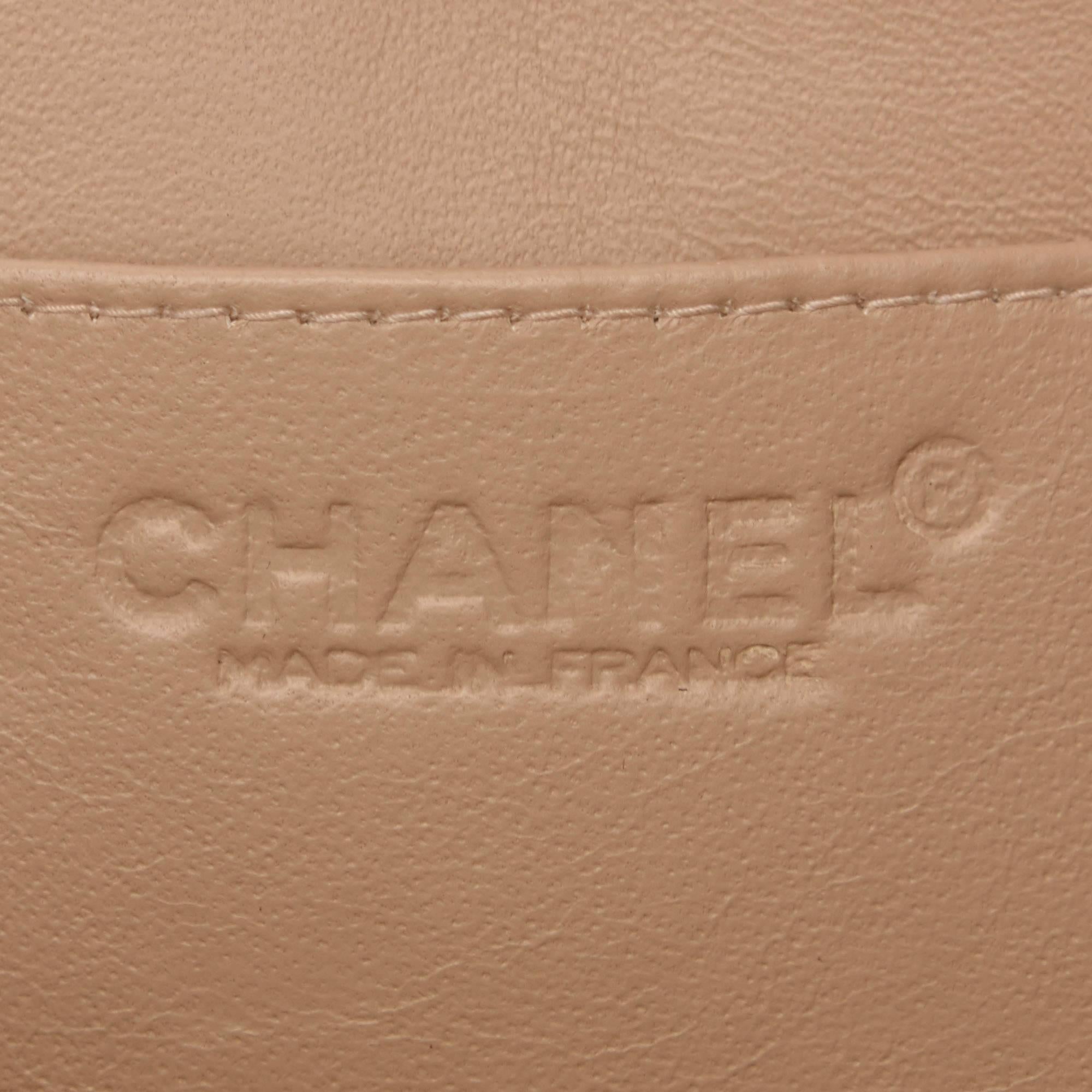 Chanel Brown Lambskin Leather Reissue Flap Shoulder Bag In Excellent Condition In Sheung Wan, HK