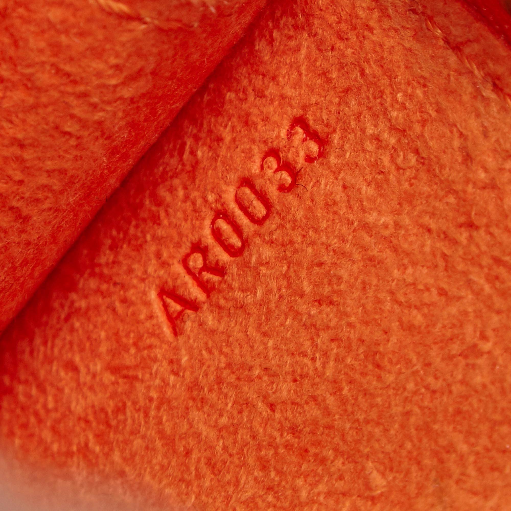 Louis Vuitton Orange Epi Pochette Accessoires 24 Handbag 3