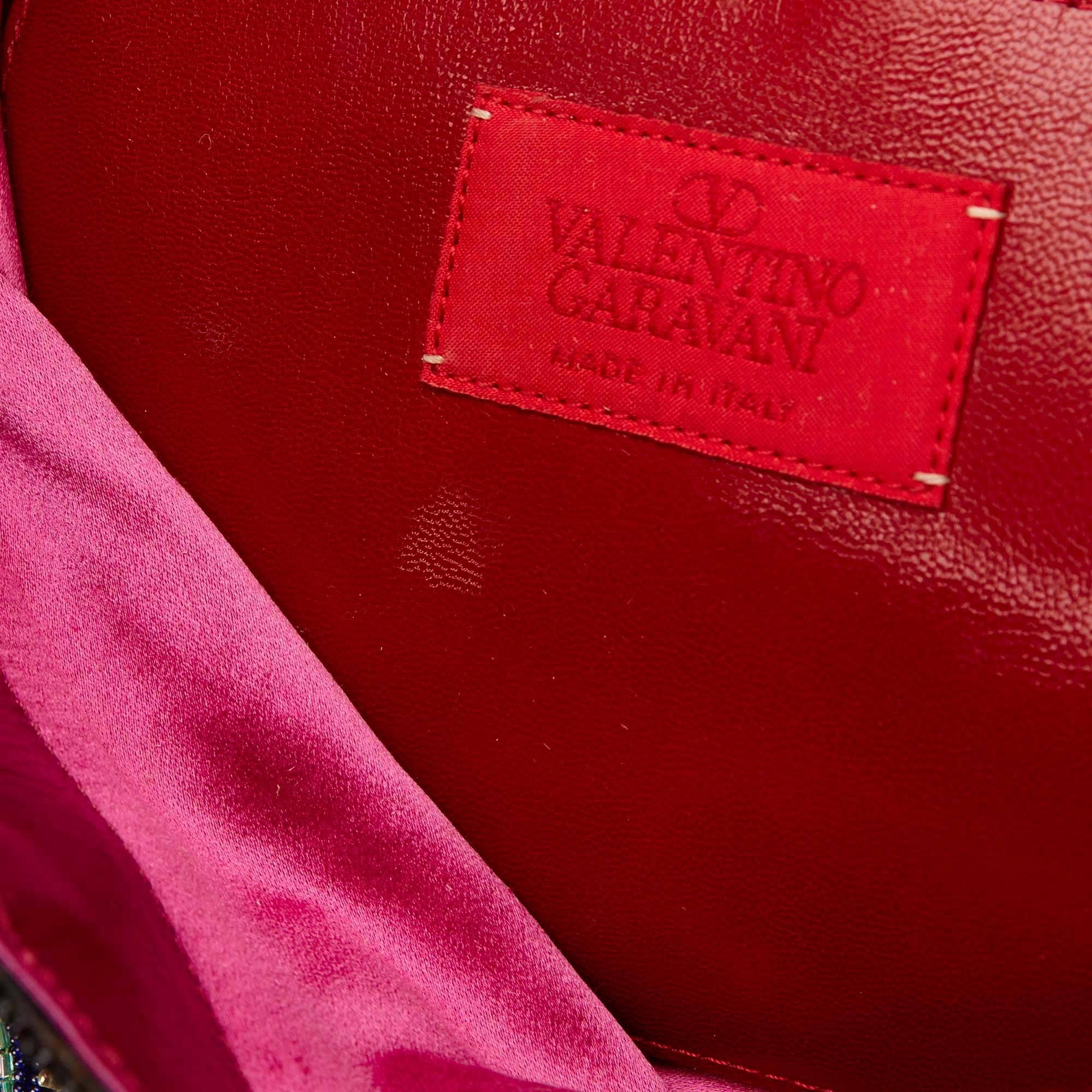 Valentino Multi Colour Sequin Embellished Tote Bag  2