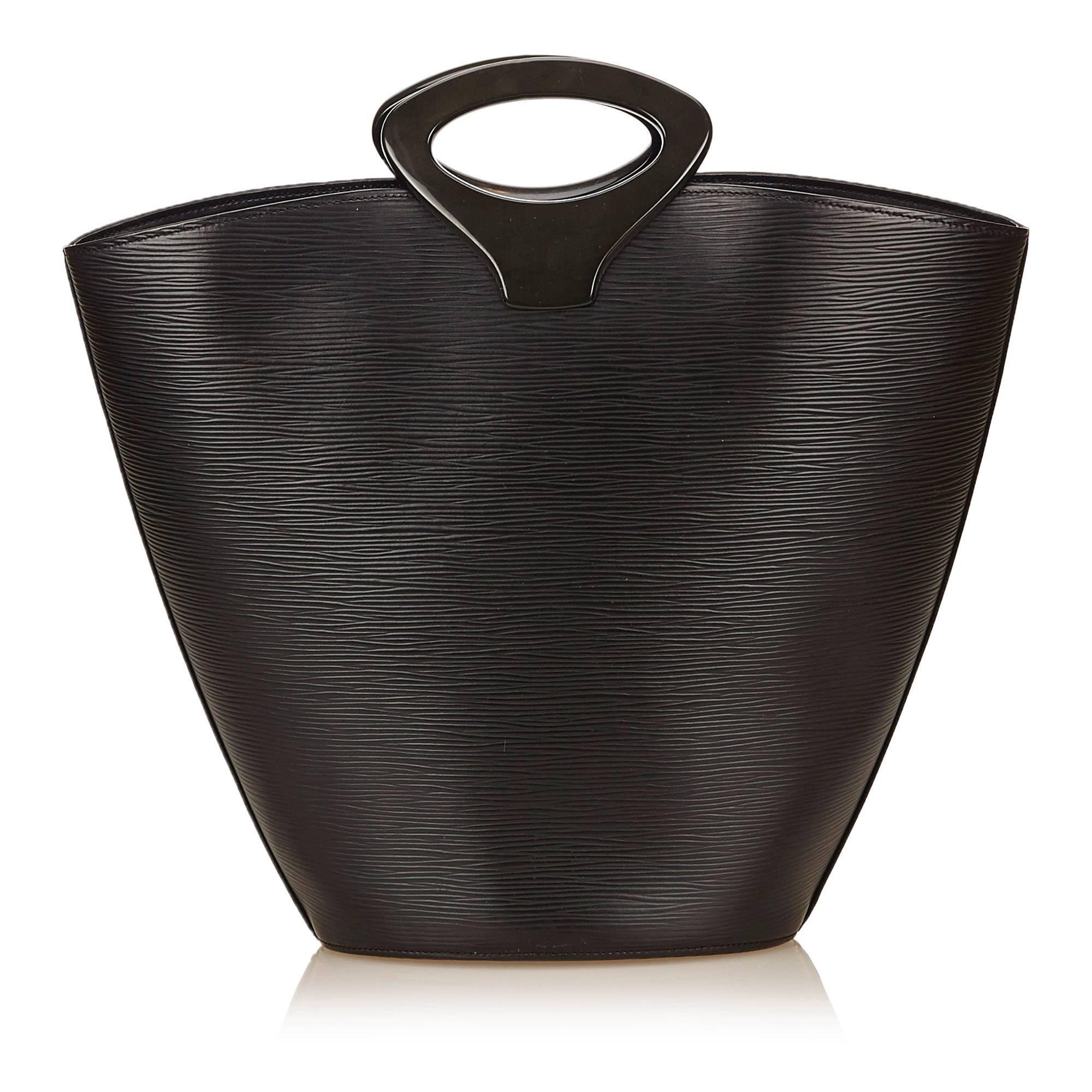 Louis Vuitton Black Noctambule Epi Tote Bag In Excellent Condition In Sheung Wan, HK
