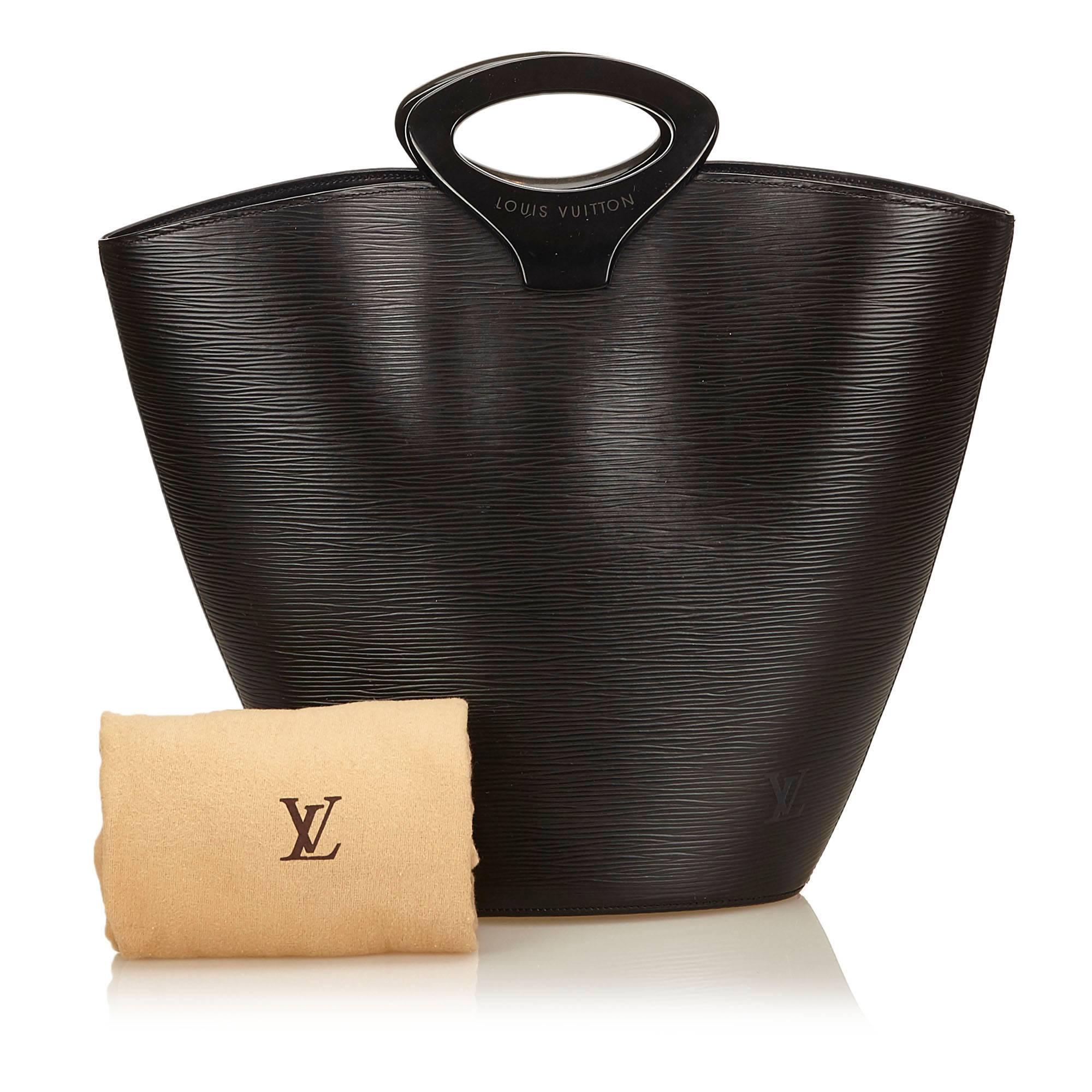 Louis Vuitton Black Noctambule Epi Tote Bag 4