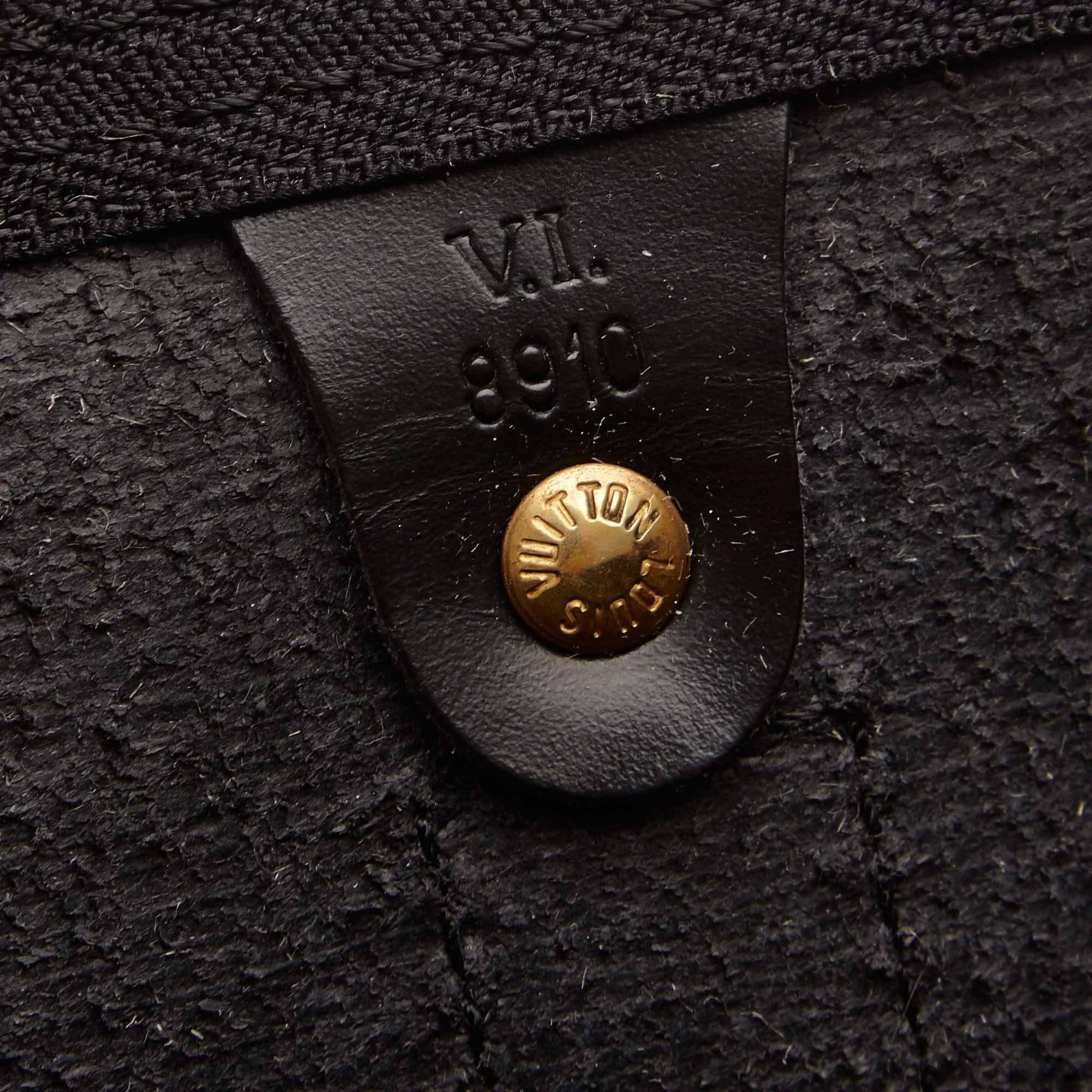 Louis Vuitton Black Epi Keepall 45 Duffle Bag 3