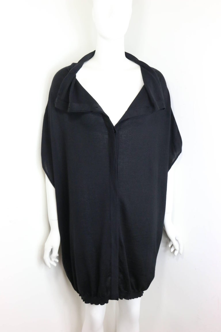 Jil Sander by Raf Simons Cashmere and Silk Sleeveless Oversize Top For ...