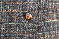 1998 A/W Chanel Brown Multi Colour Cropped Tweed Jacket