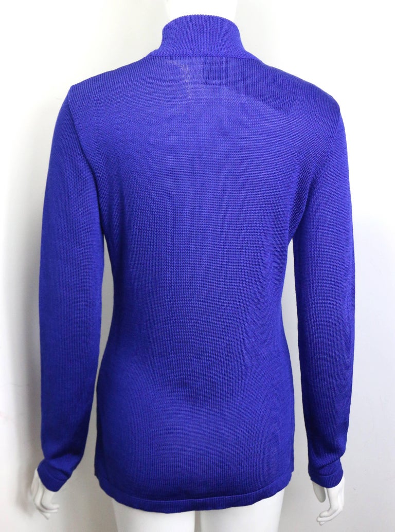 Louis Vuitton Embroidered Cotton Sweatshirt Aqua. Size M0