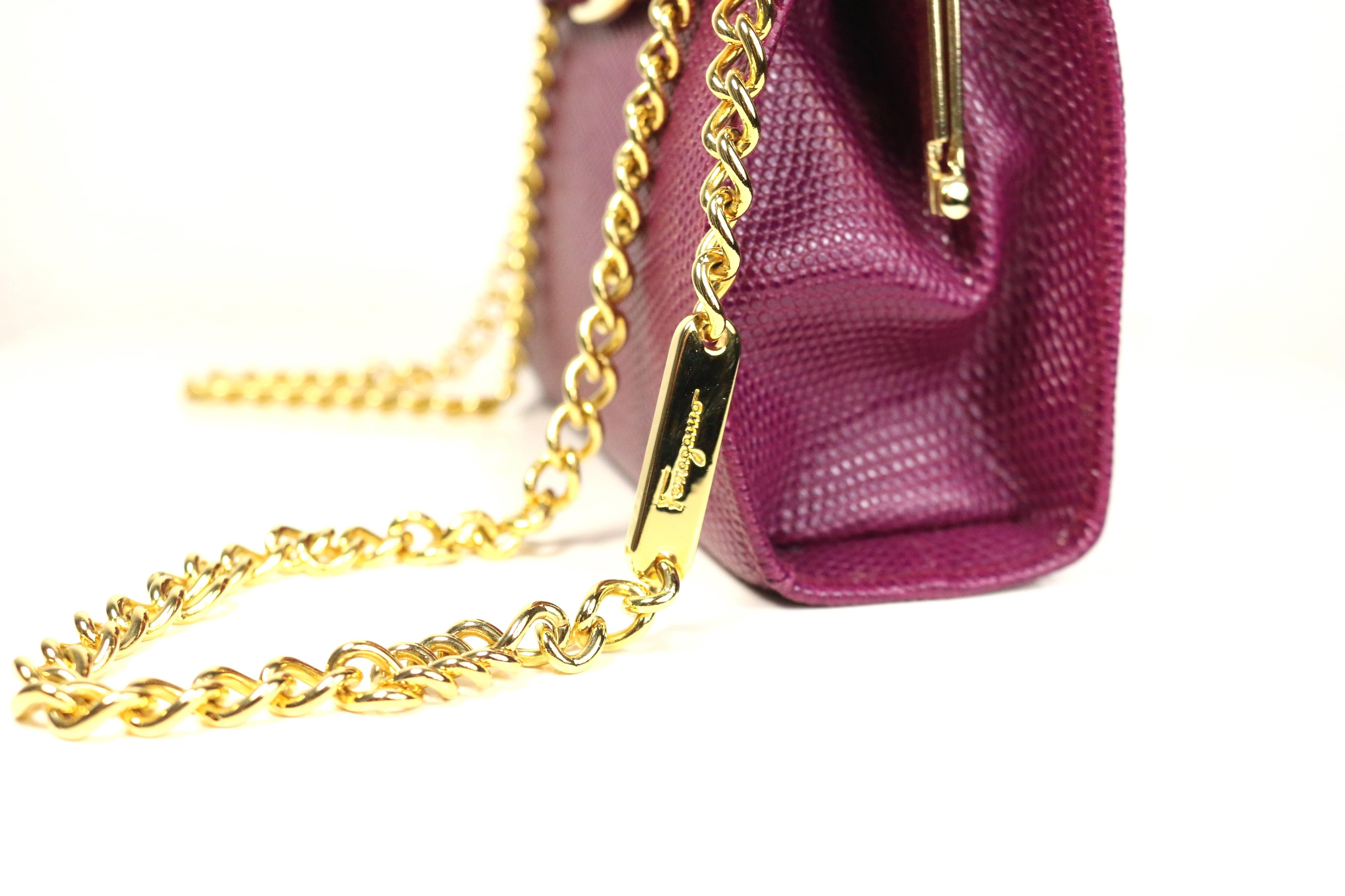 ferragamo lizard bag