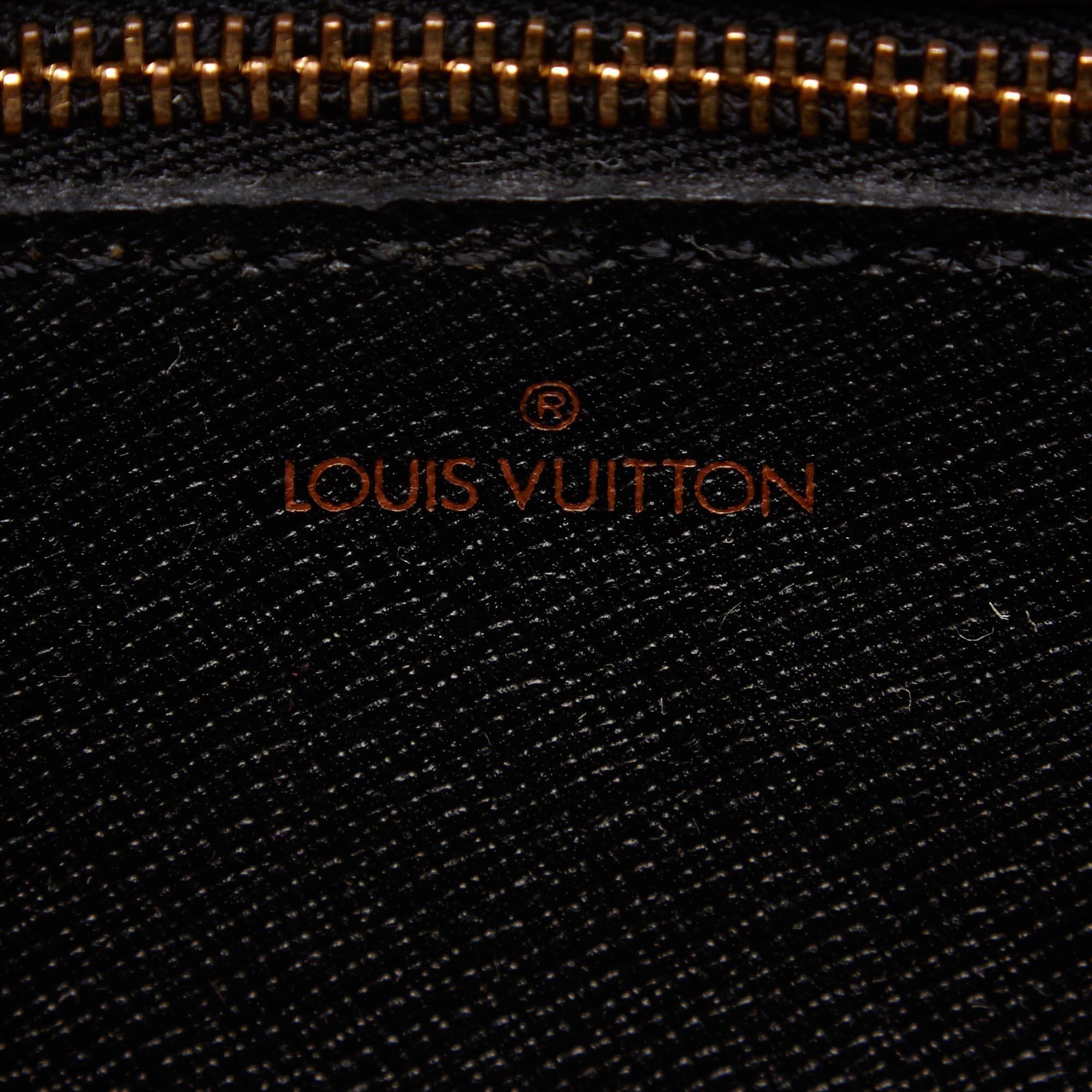 Women's Louis Vuitton Black Epi Jeune Fille Shoulder Bag