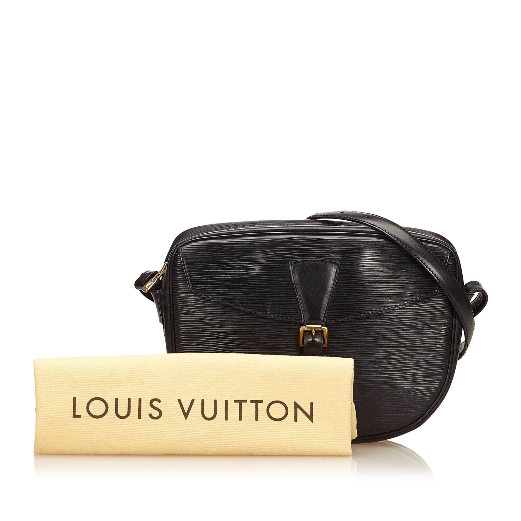 Louis Vuitton Black Epi Jeune Fille Shoulder Bag 3
